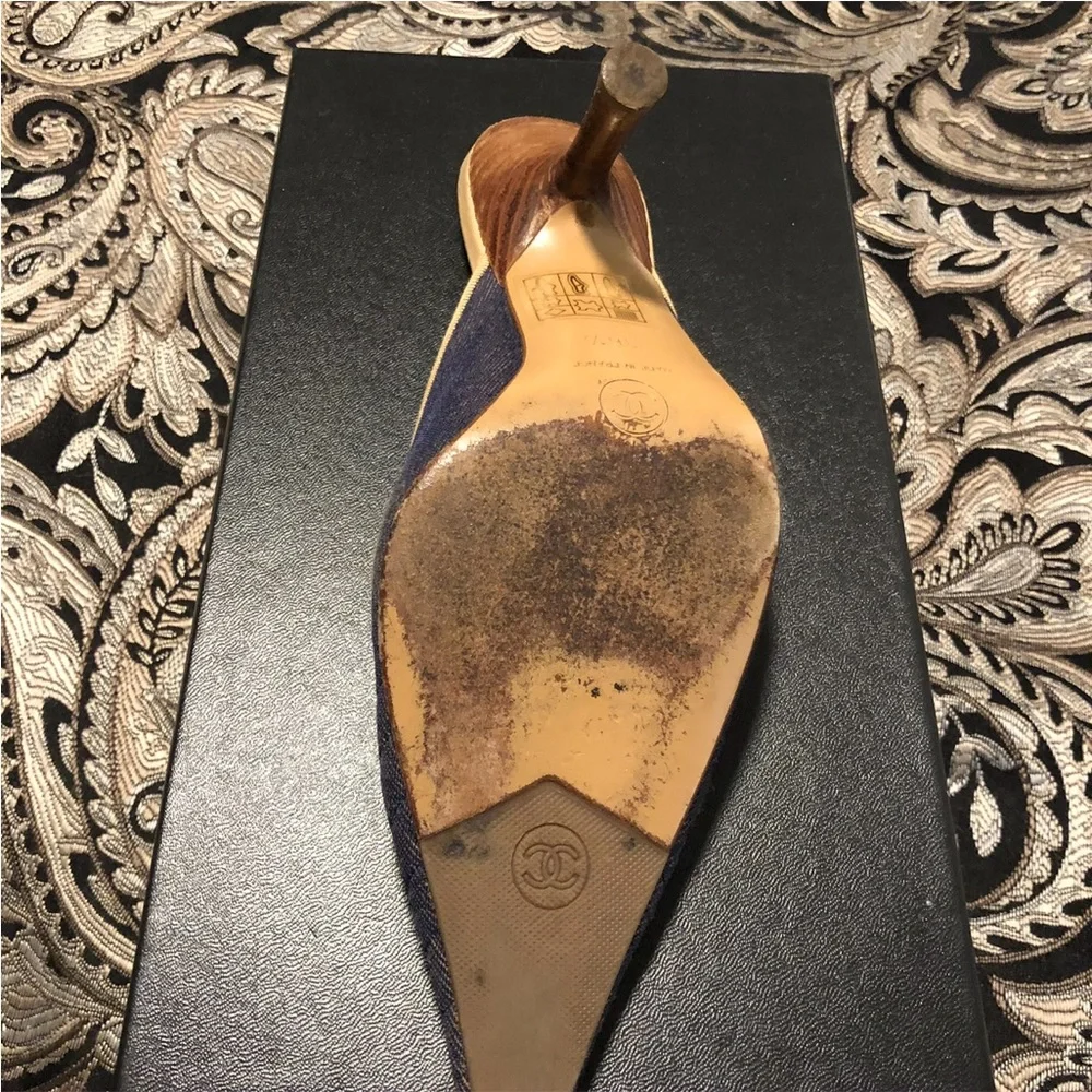 Authentic CHANEL Mules - Picture 4 of 9